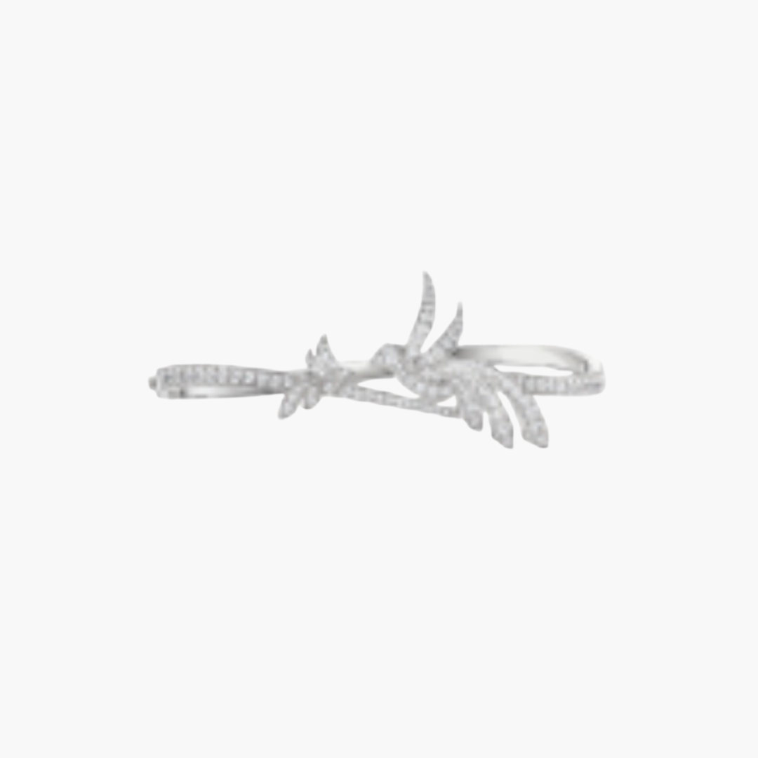 Envol Haut White Bangle