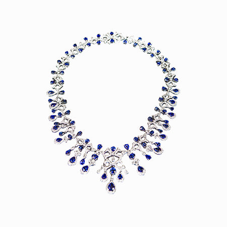 Black Tie Azure Necklace