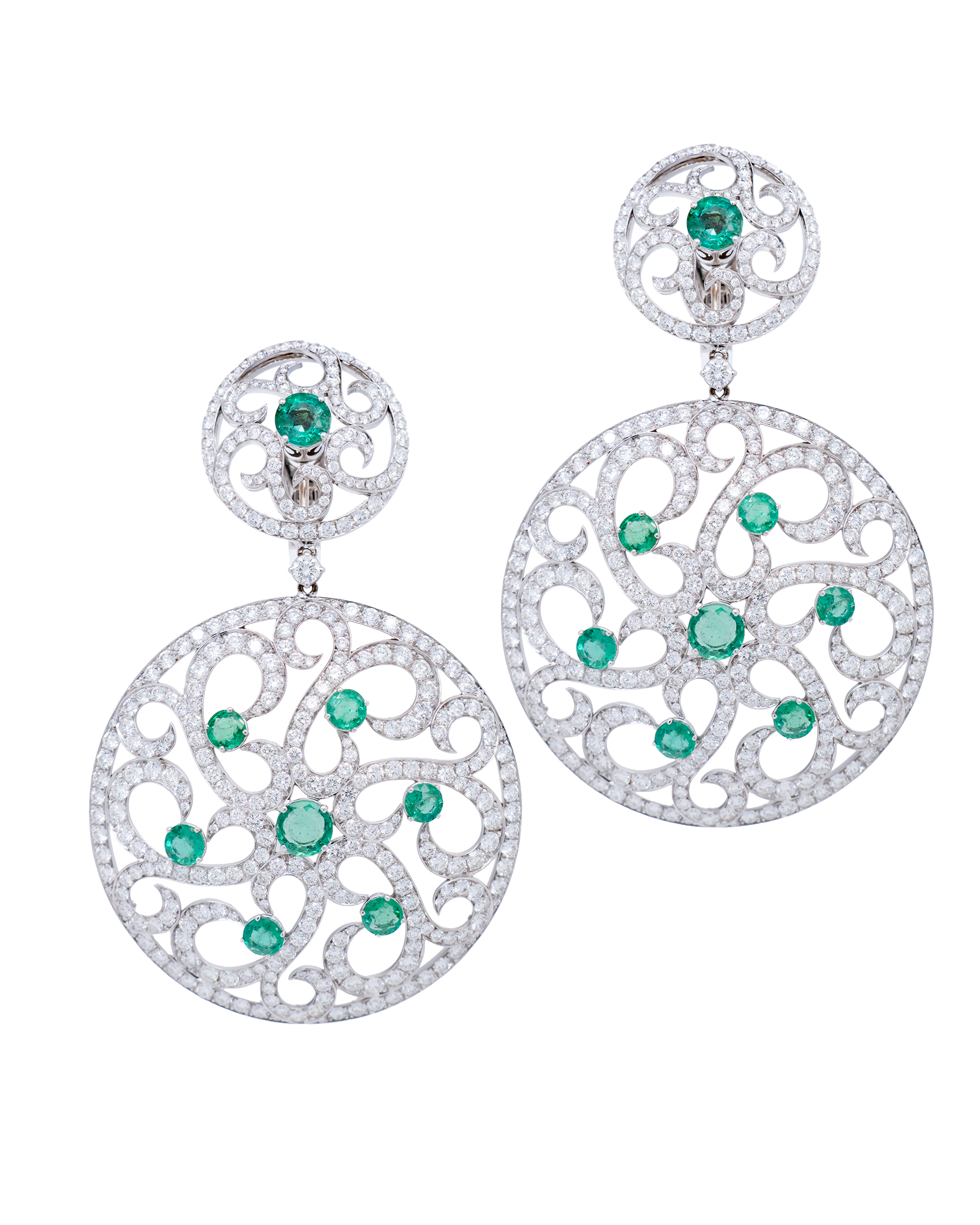 Luminous Emerald Chandelier