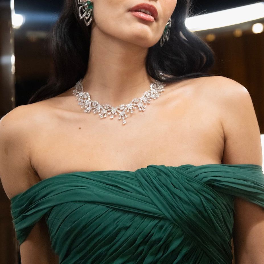 Eternal White Diamond Necklace