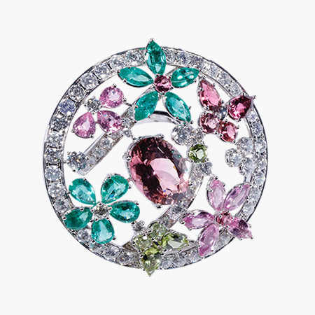 Paradise Bloom Rubylite Ring