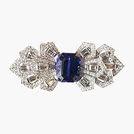 Radiant Splendor Tanzanite Double Ring