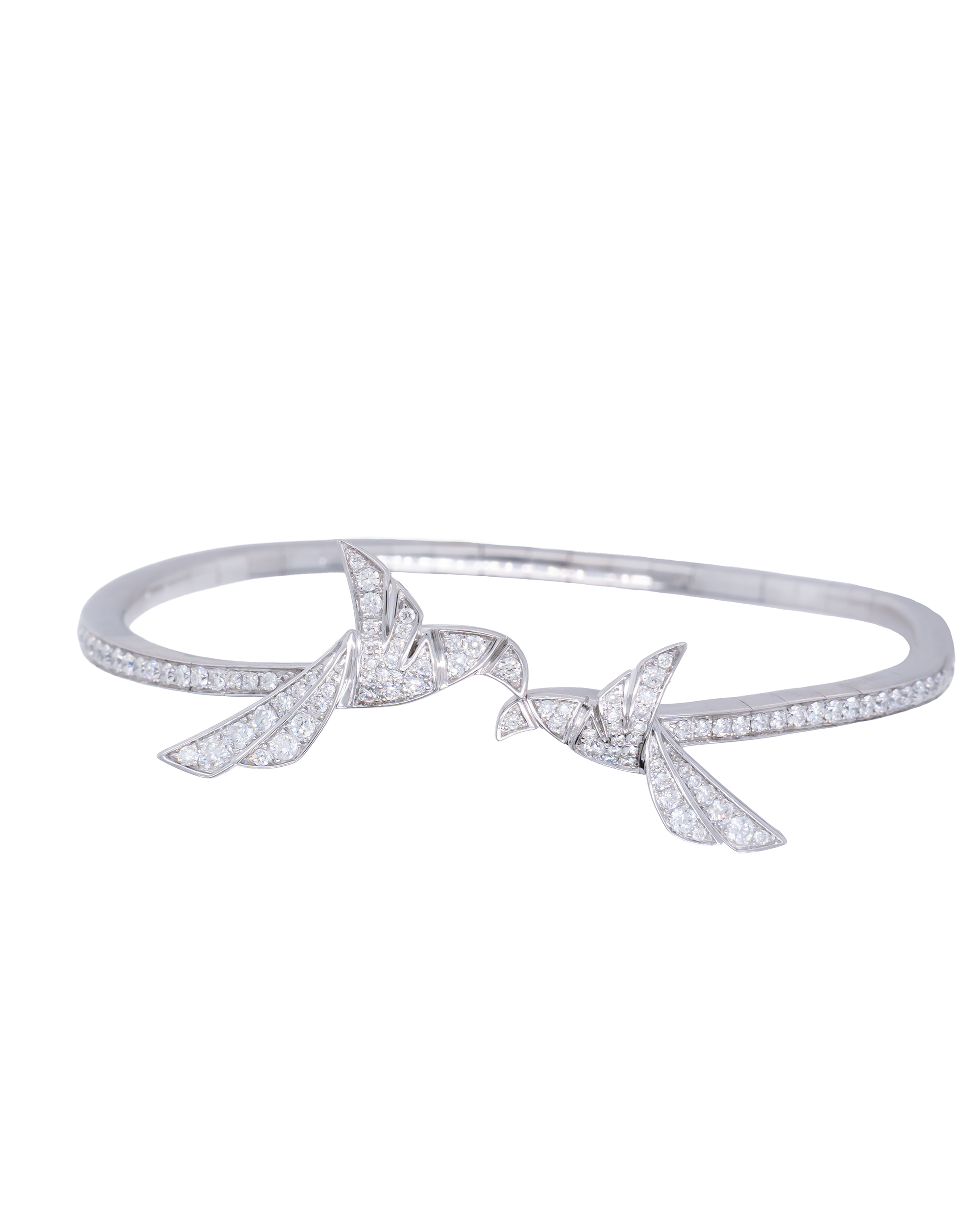 Envol Duo White Bangle