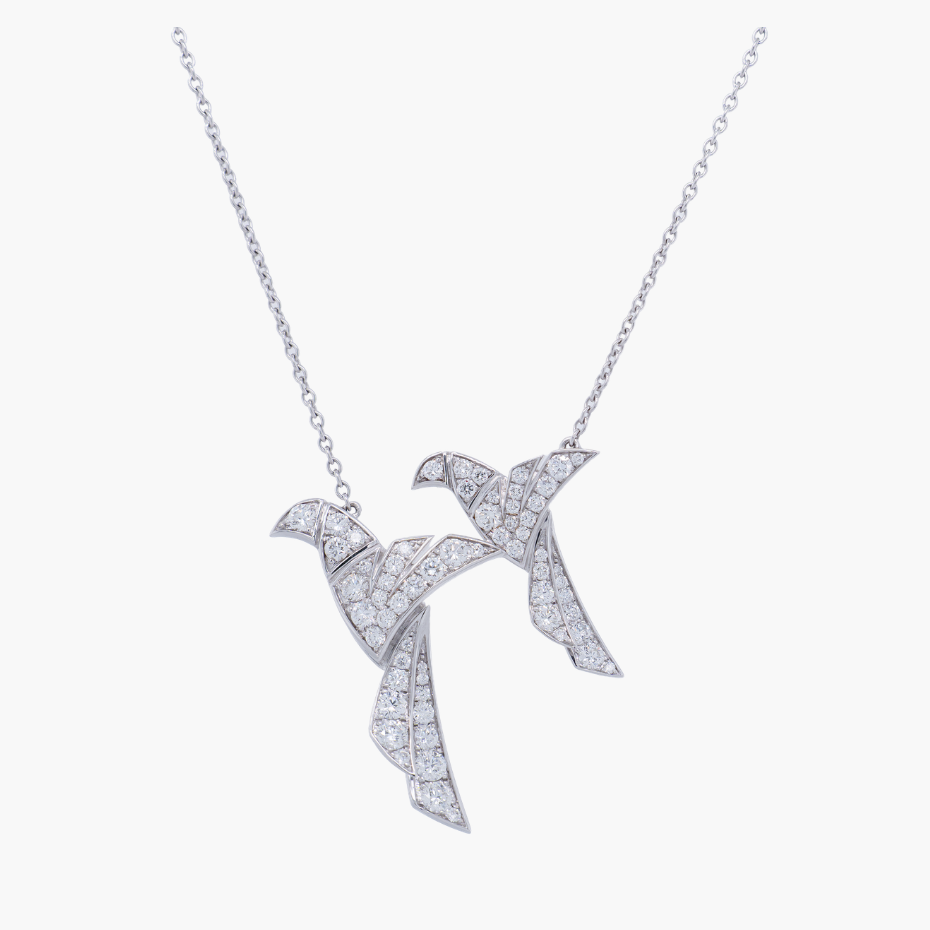 Envol Duo White Necklace