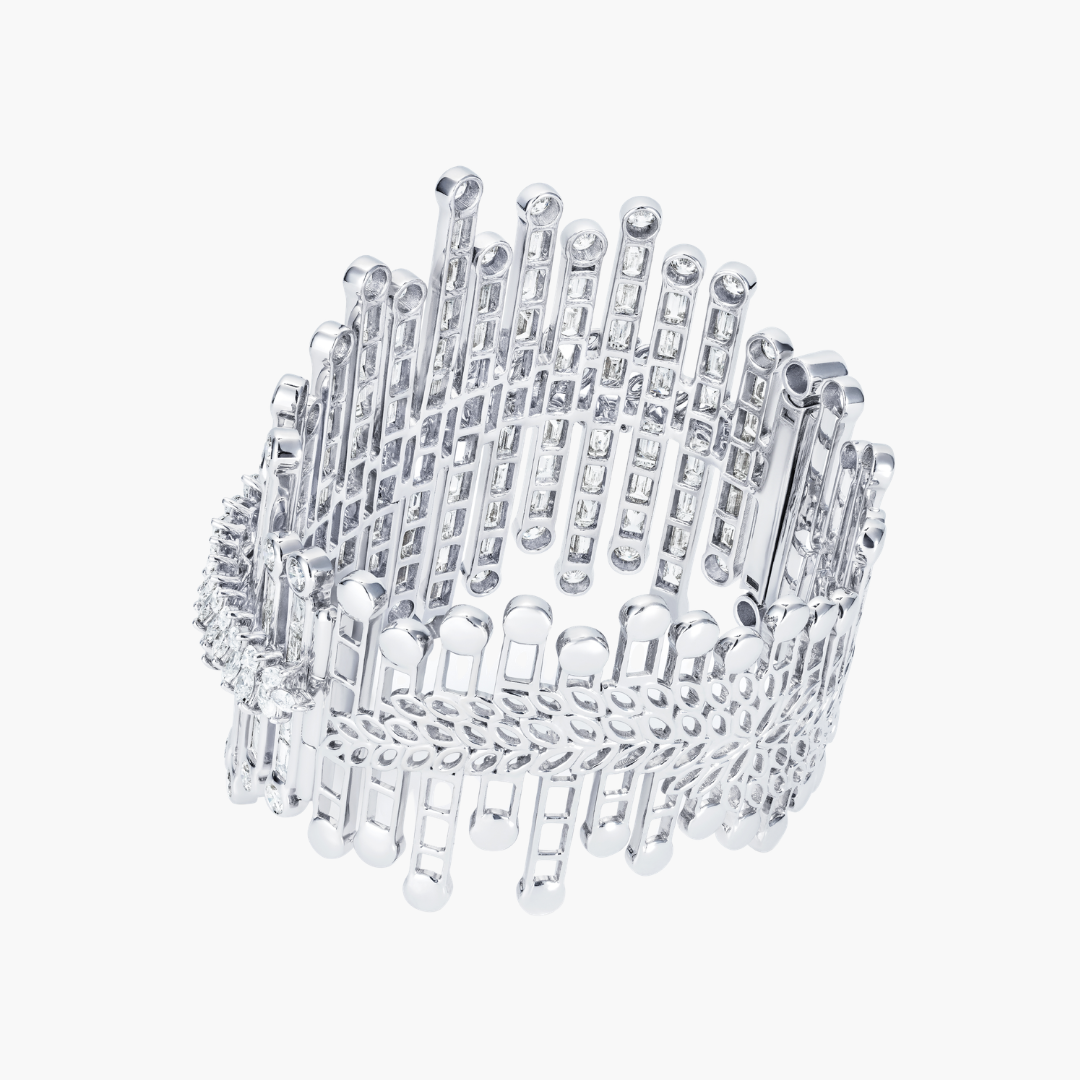 Galaxy Diamond Cuff Bracelet