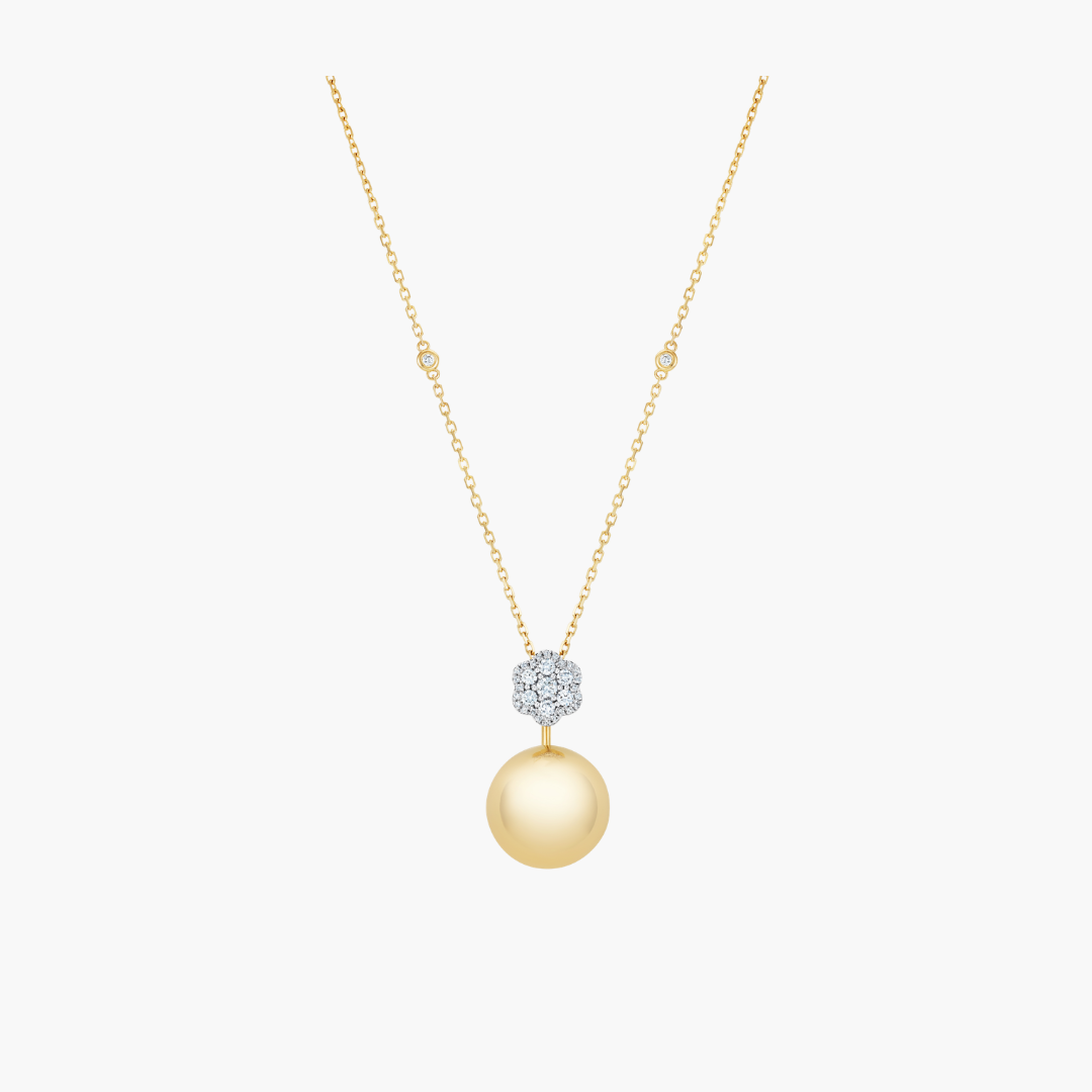 Bambina Flora Gold Necklace