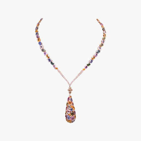 Multicolor Sapphire Necklace