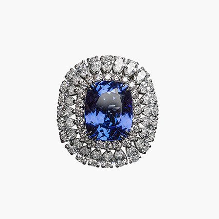 Blumoon Cushion Diamond Ring