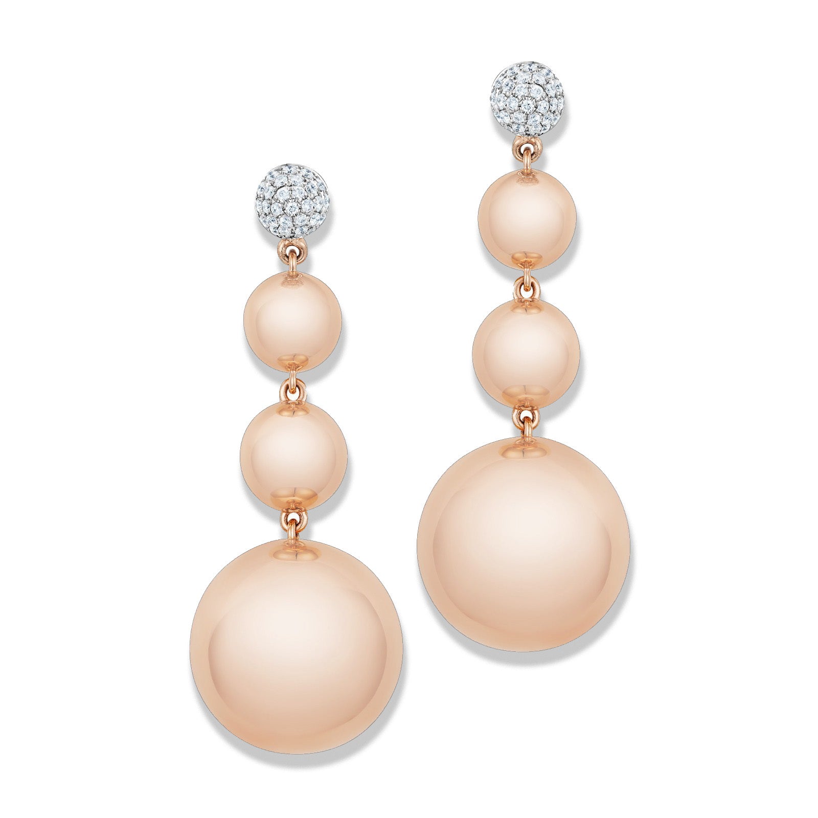 Gioia Rose Gold Earrings