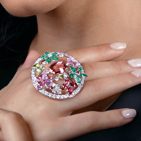 Paradise Bloom Rubylite Ring