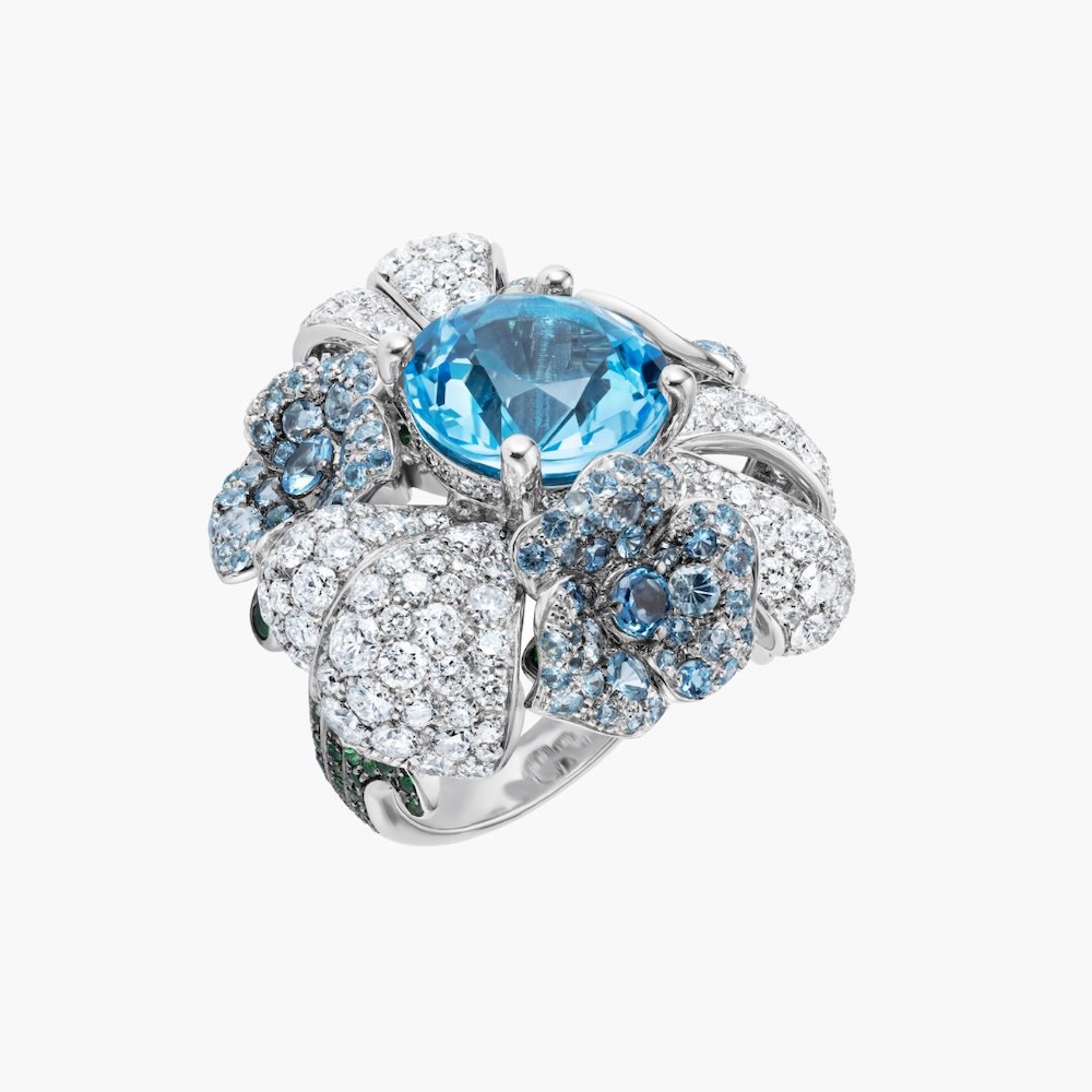 Topaz Flower Ring 