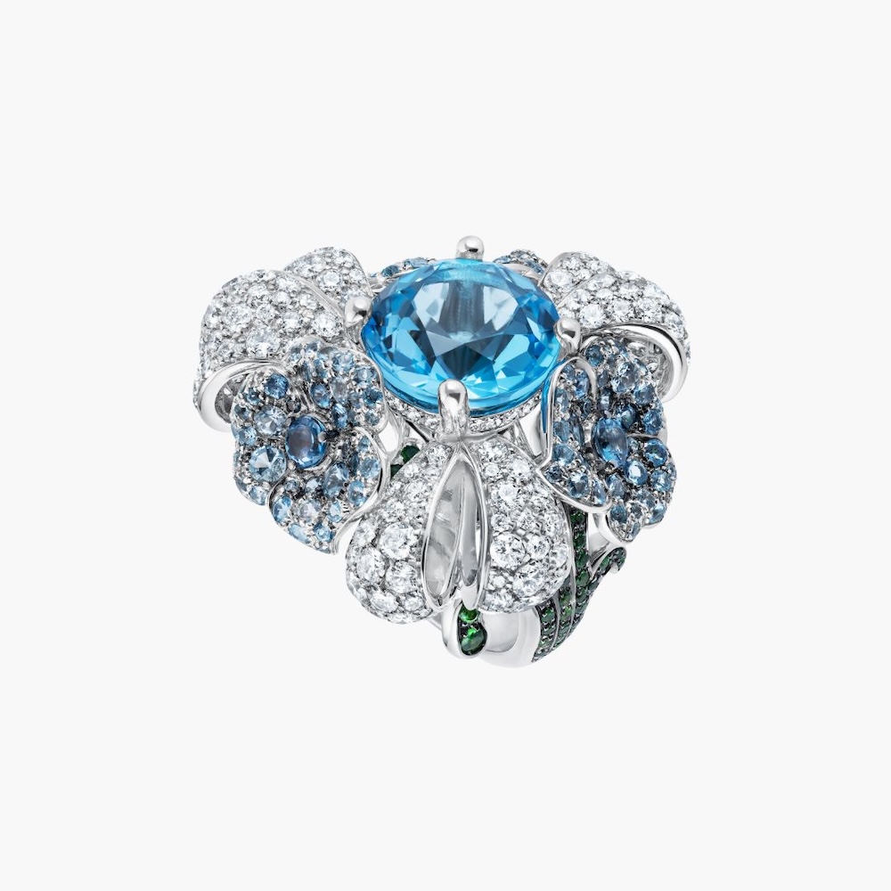 Topaz Flower Ring 