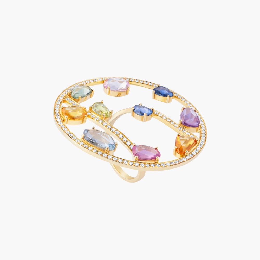 Sapphira S Ring Yellow Gold