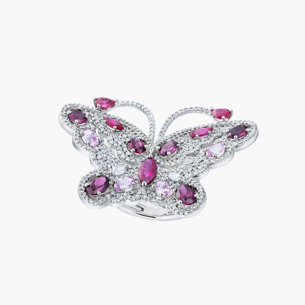 Sapphira Butterfly Ring