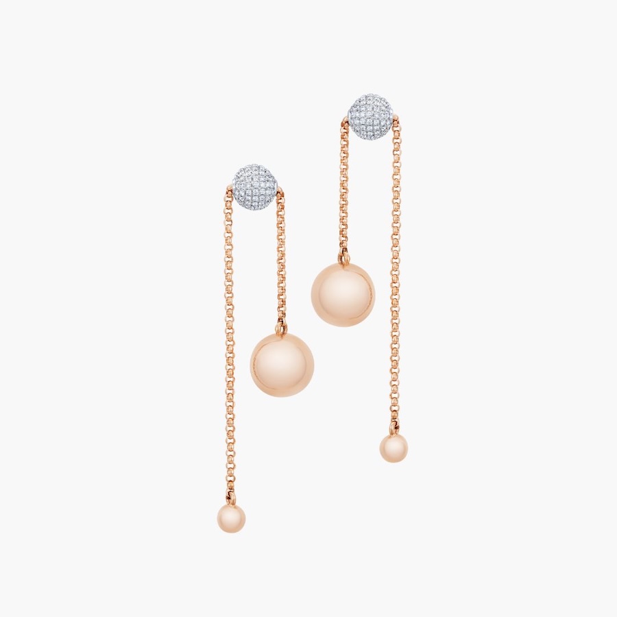 Cici Rose Gold Earrings