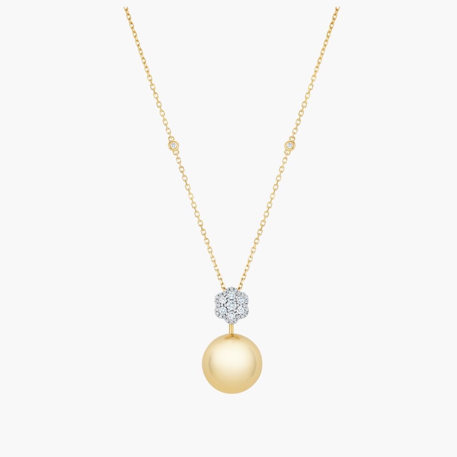 Bambina Fiora Gold Necklace 